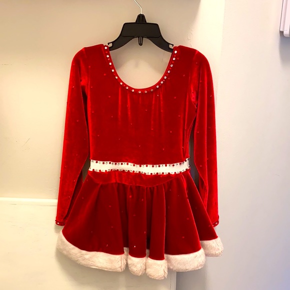 Christmas show figure skating dress - Picture 2 of 10